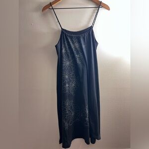 Tonle sustainable black dress floral y2k whimsical S